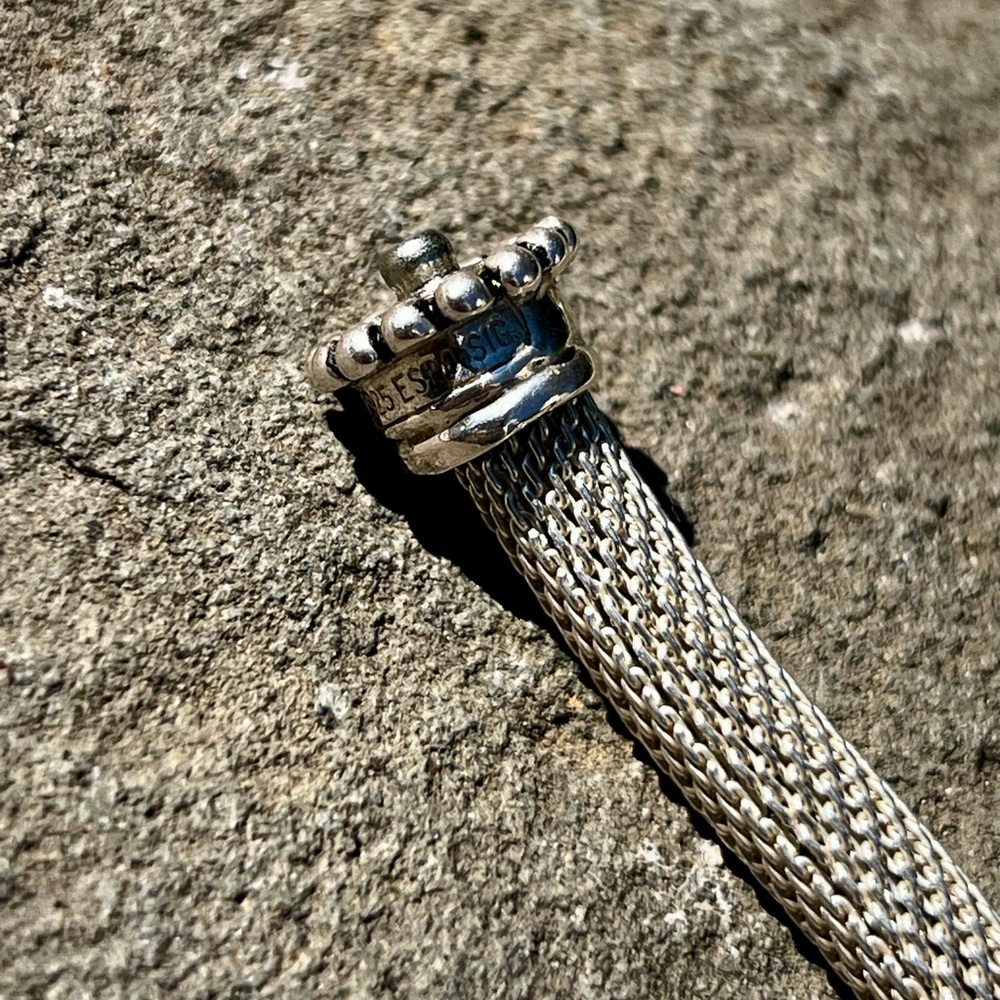 Joseph Esposito ESPO Sterling Silver Necklace + Pedants and Bracelet Onyx Amber - Picture 6 of 10